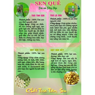 Hạt sen sấy đường Sen Quê 100g