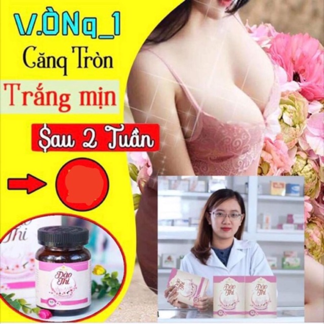 Đào Thi ❤️ Tăng Vòng 1 (Chính Hãng)+Tặng Tinh dầu masage + Mặt Nạ Tế Bào Gốc+ Thước Đo