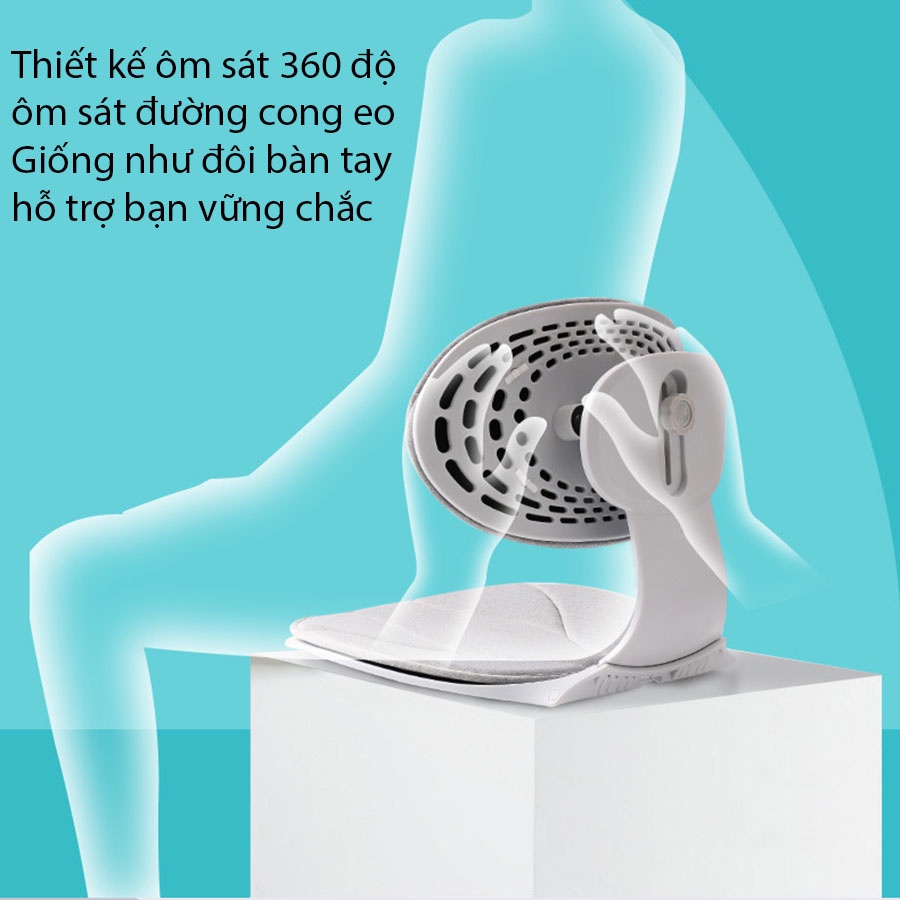 Tựa lưng văn phòng công thái học hỗ trợ giảm đau mỏi lưng và cột sống giúp giữ đúng tư thế và thẳng lưng
