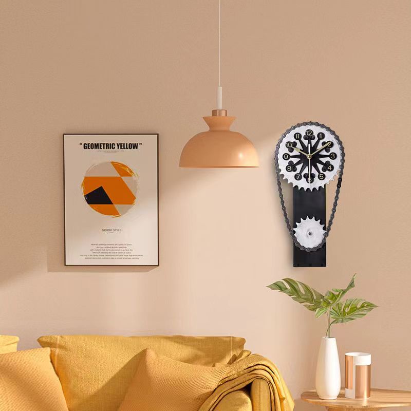 Đồng Hồ Hình Bánh Răng Xoay Phong Cách Steampunk Vintage Trang Trí Nhà Cửa