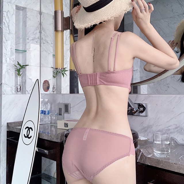 Bộ Đồ lót nâng ngực, Không gọng phối ren mây siêu quyến rũ 359