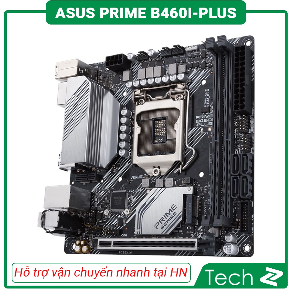 Mainboard ASUS PRIME B460I PLUS (Intel B460, Socket 1200, Mini-ITX, 2 khe Ram DDR4)