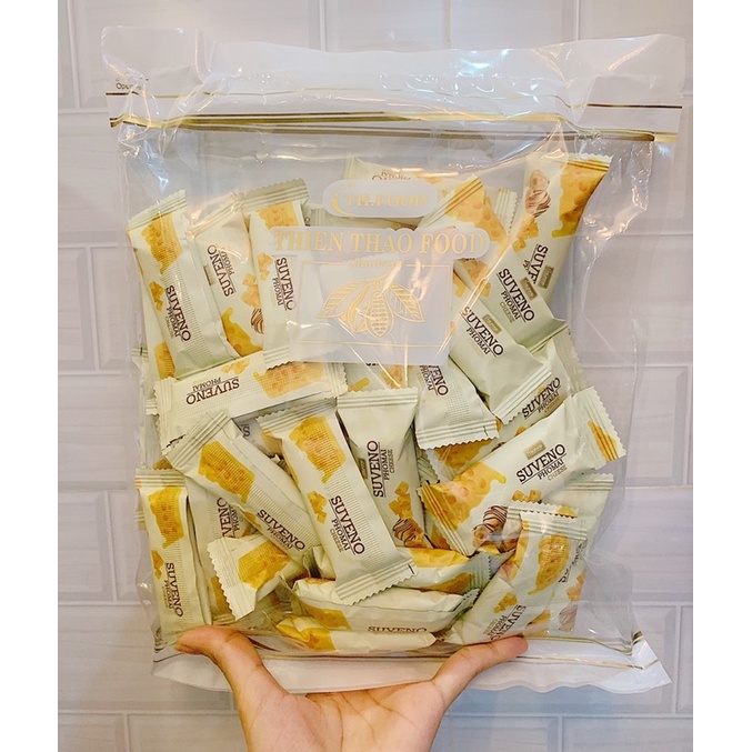 BÁNH SỮA CHUA XỐP GIÒN 6 VỊ THIÊN THẢO VIỆT NAM GÓI TO 500GR