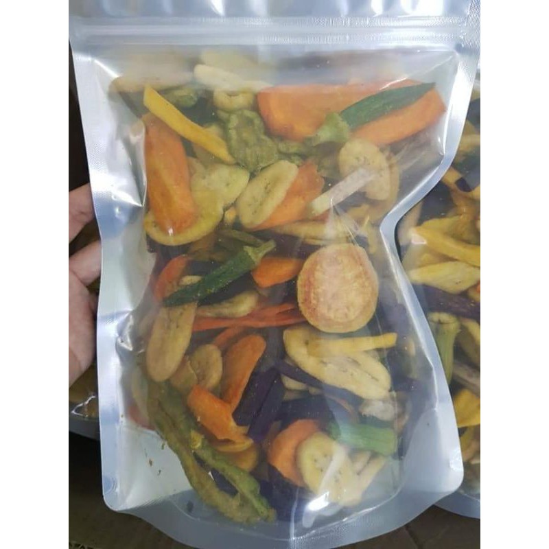 1kg thập cẩm trái cây sấy xuất khẩu, túi zip