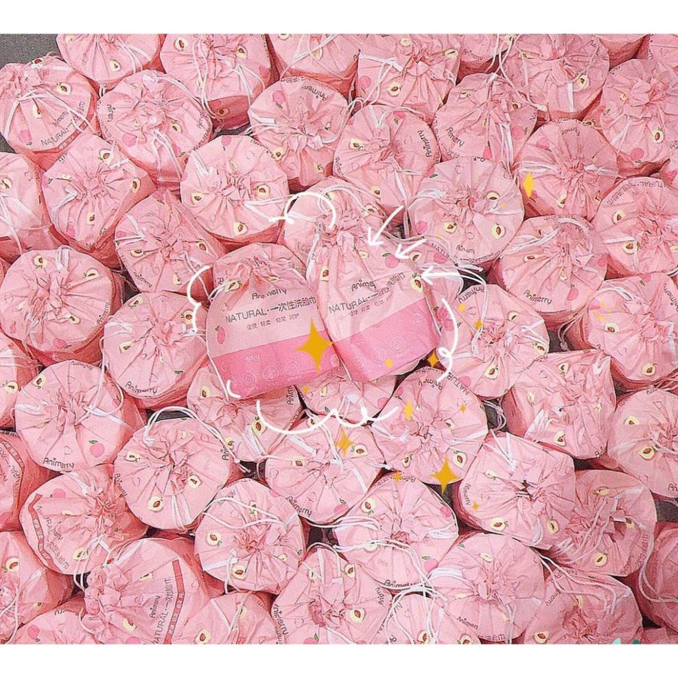 Khăn Lau Mặt Khô Dùng Một Lần Animerry (số 1 - 40 khăn/cuộn)
