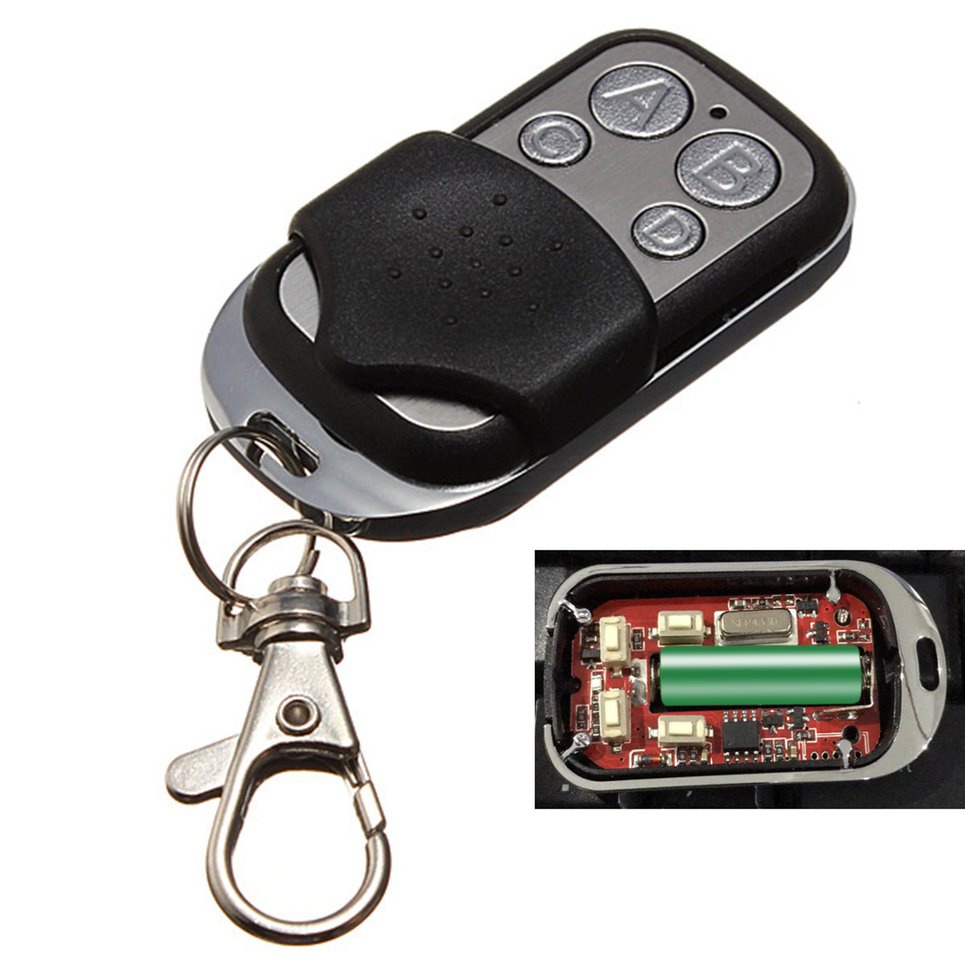 Universal Cloning Key Fob Remote Control RF for Garage Door Gate Car Copy Code
