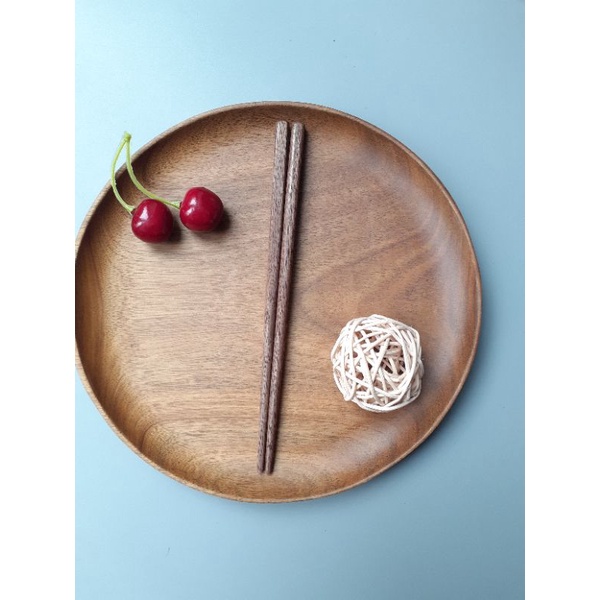 Đũa gỗ óc chó tập ăn cho bé 19cm