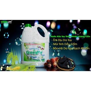 Nước rửa tay thiên nhiên Greenlife 4l