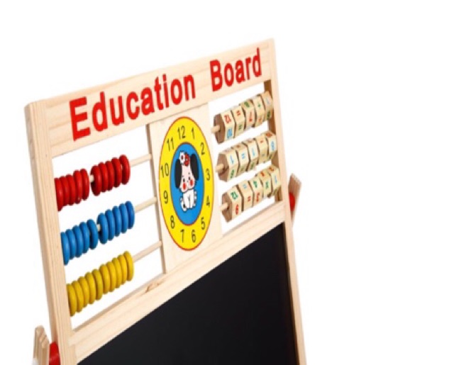 Bảng Từ 2 Mặt Education Board và Bộ chữ số cho Bé.