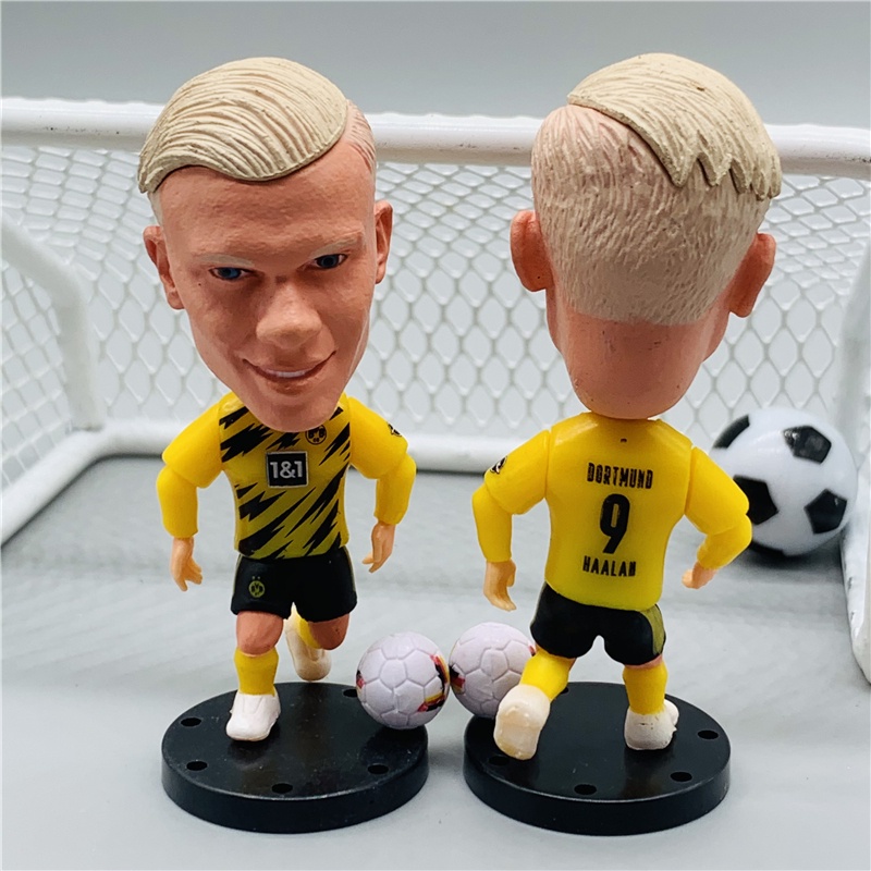 Búp Bê Cầu Thủ Bóng Đá Hoạt Hình Cao 7cm Bundesliga Bayern Lewandowski Sane Costa Muller Alonso Dortmund Sancho Haaland Reus Wolfsburg De Bruyne Collections