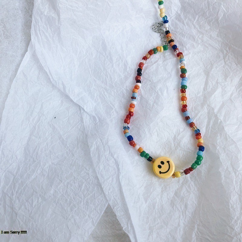 Dây Chuyền Nữ Mặt Cười Cá Tính Phong Cách Hàn Quốc-DCHQC01