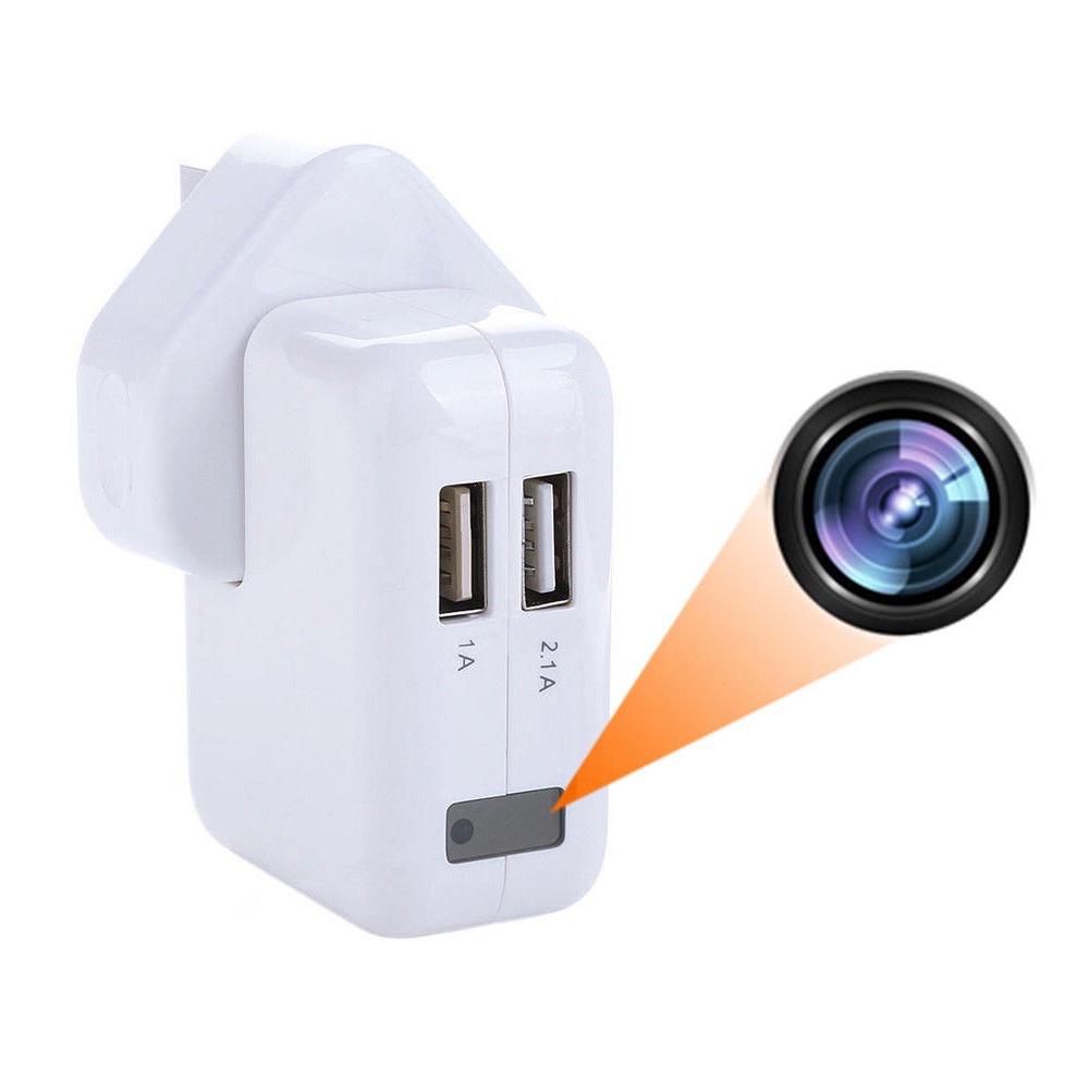 Camera Ngụy Trang Dạng Sạc 2 Cổng Usb Hd 1080p