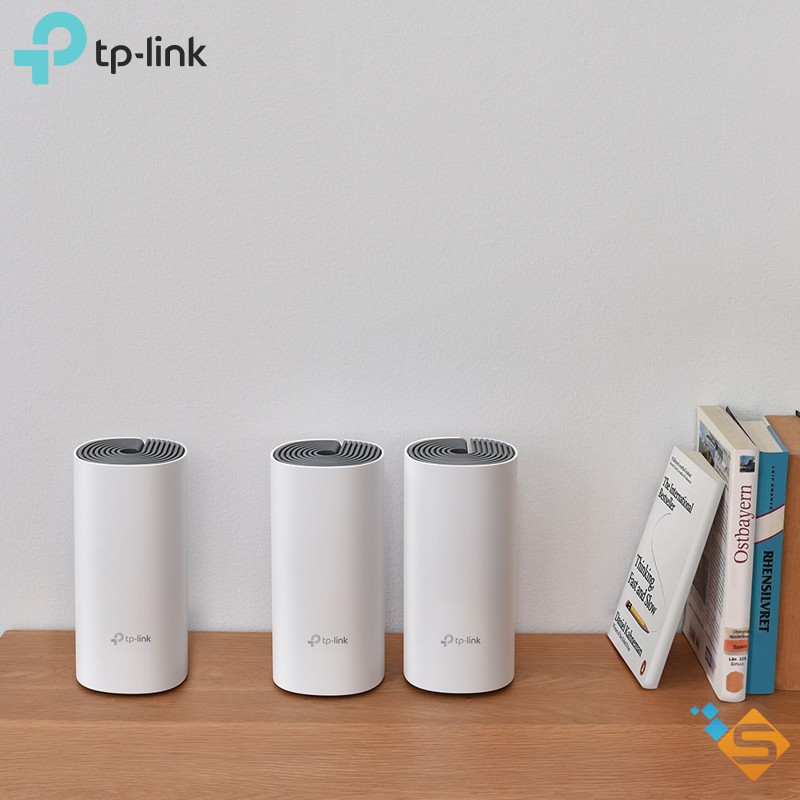 Bộ Phát Wi-Fi Mesh TP-LINK Deco E4 3-pack AC1200 Tốc Độ 1167 Mbps - Bảo Hành Chính Hãng 24 Tháng