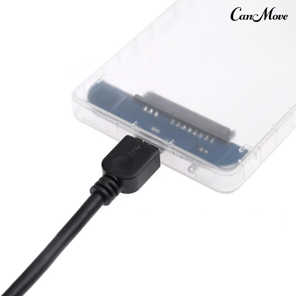 Hộp Đựng Ổ Cứng Ngoài Canmove 2.5 Inch Usb 3.0 Trong Suốt | BigBuy360 - bigbuy360.vn