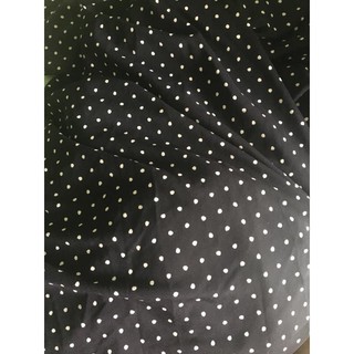 vải thun gân chấm bi 40k/1m