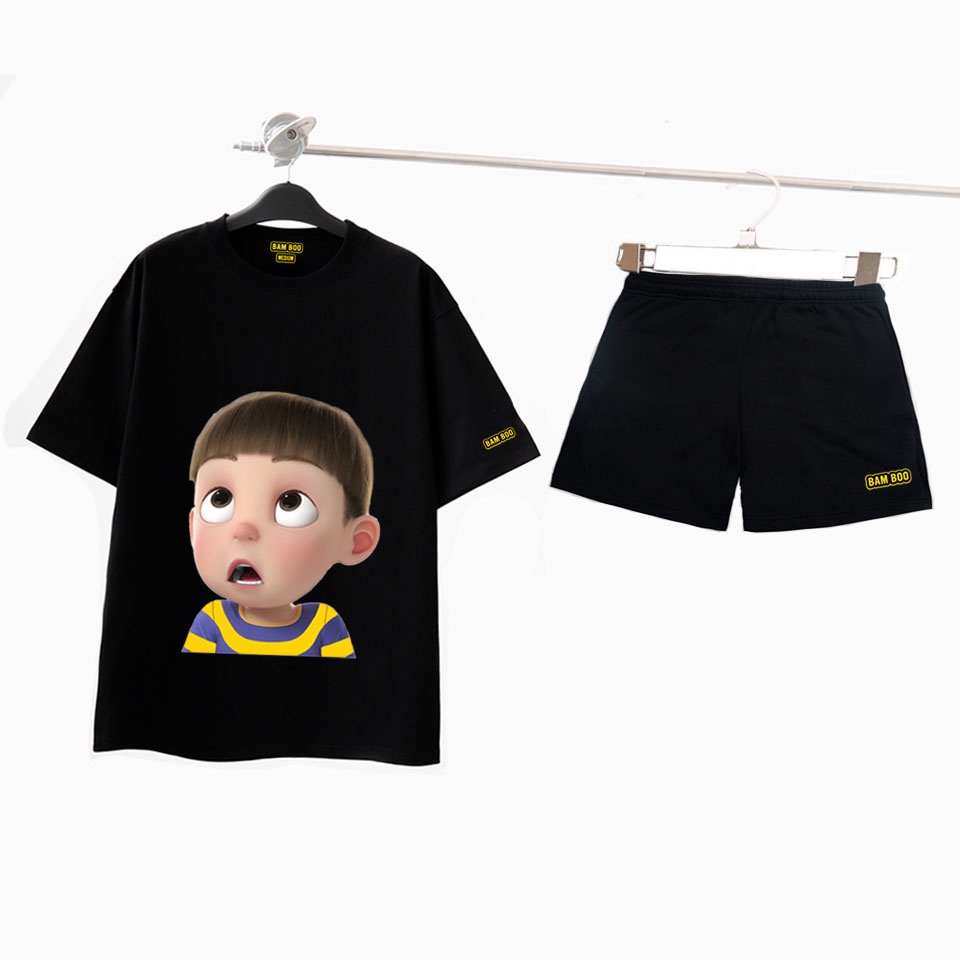 Bộ Thể Thao Nam Nữ BAMBOO BOY AMAZING Bộ Quần Áo thun Unisex BOY AMAZING (BỘ 66-67)