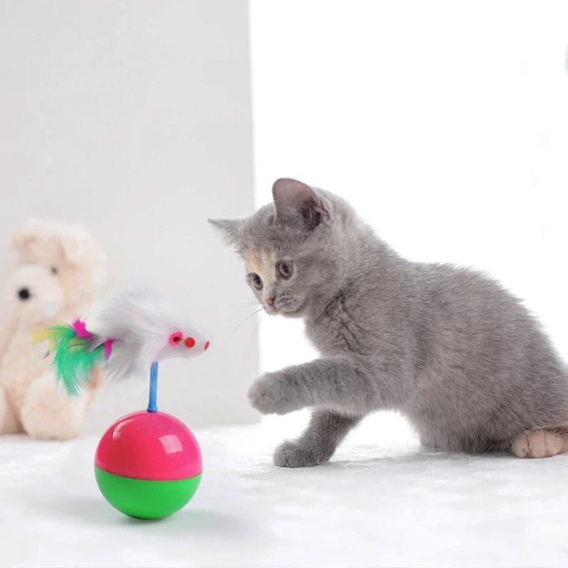 Đồ chơi tương tác với mèo cưng hình chuột bằng nhựa an toàn