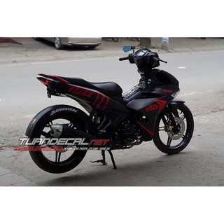 Tem Trùm Exciter 150 Monster Đen đỏ