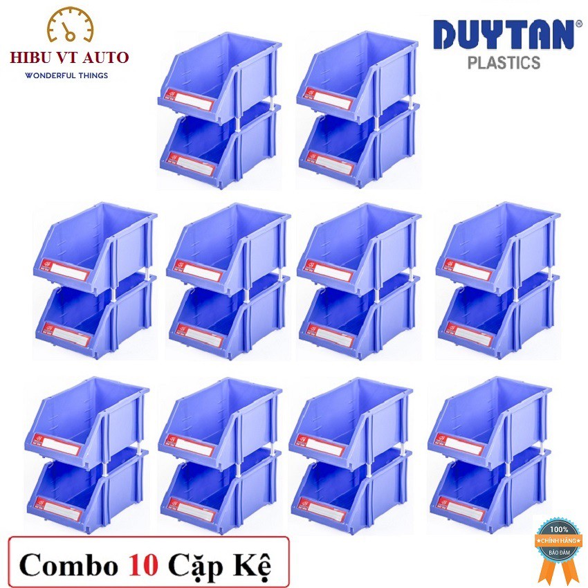 Combo 10 Cặp Kệ Dụng Cụ Trung Duy Tân (15 x 25 x 11 cm) No.717 Giúp bạn phân loại các loại ốc vít, băng dính, dây điện