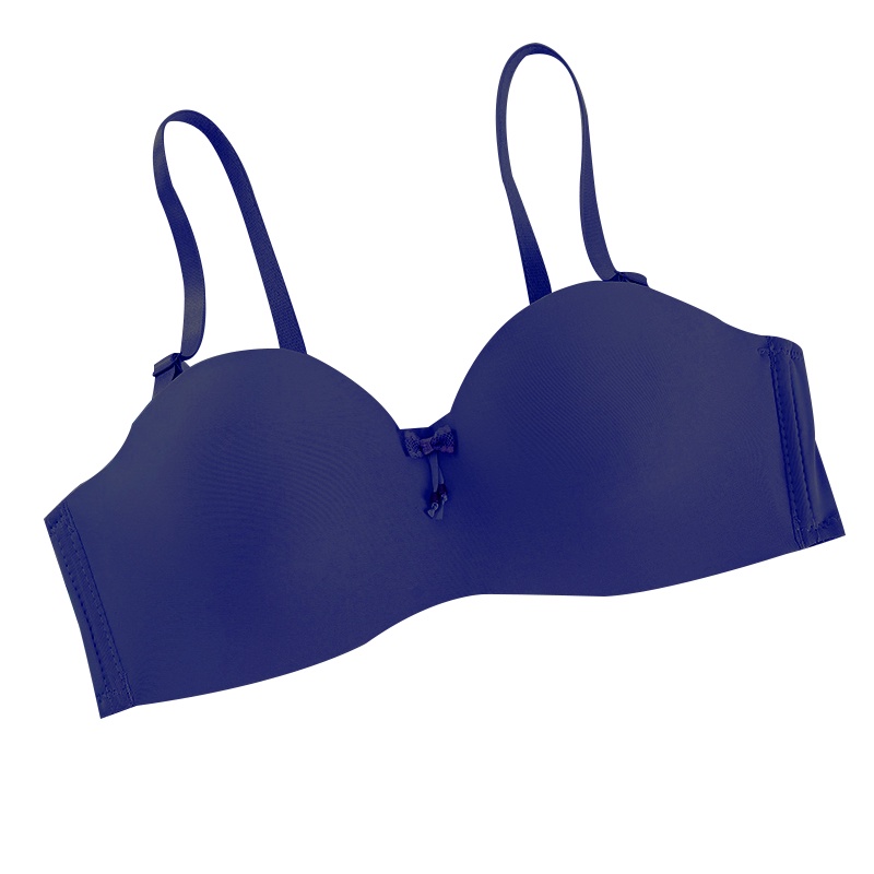 Áo ngực ECMLN không gọng không đường may màu trơn thời trang gợi cảm dành cho nữ