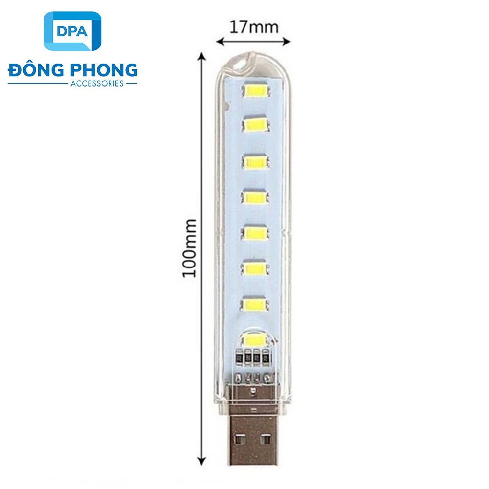 Đèn Led Mini USB 8 Bóng Siêu Sáng