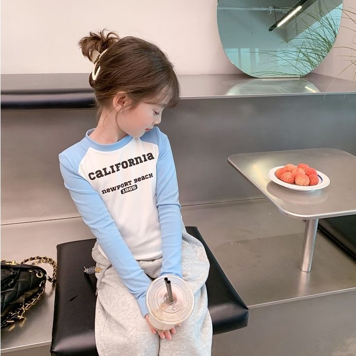 Hàng Mới Về Mới Áo Thun Cotton Tay Dài Thoải Mái Dễ Phối Đồ Thời Trang Mùa Thu Phong Cách Phương Tây Cho Nữ