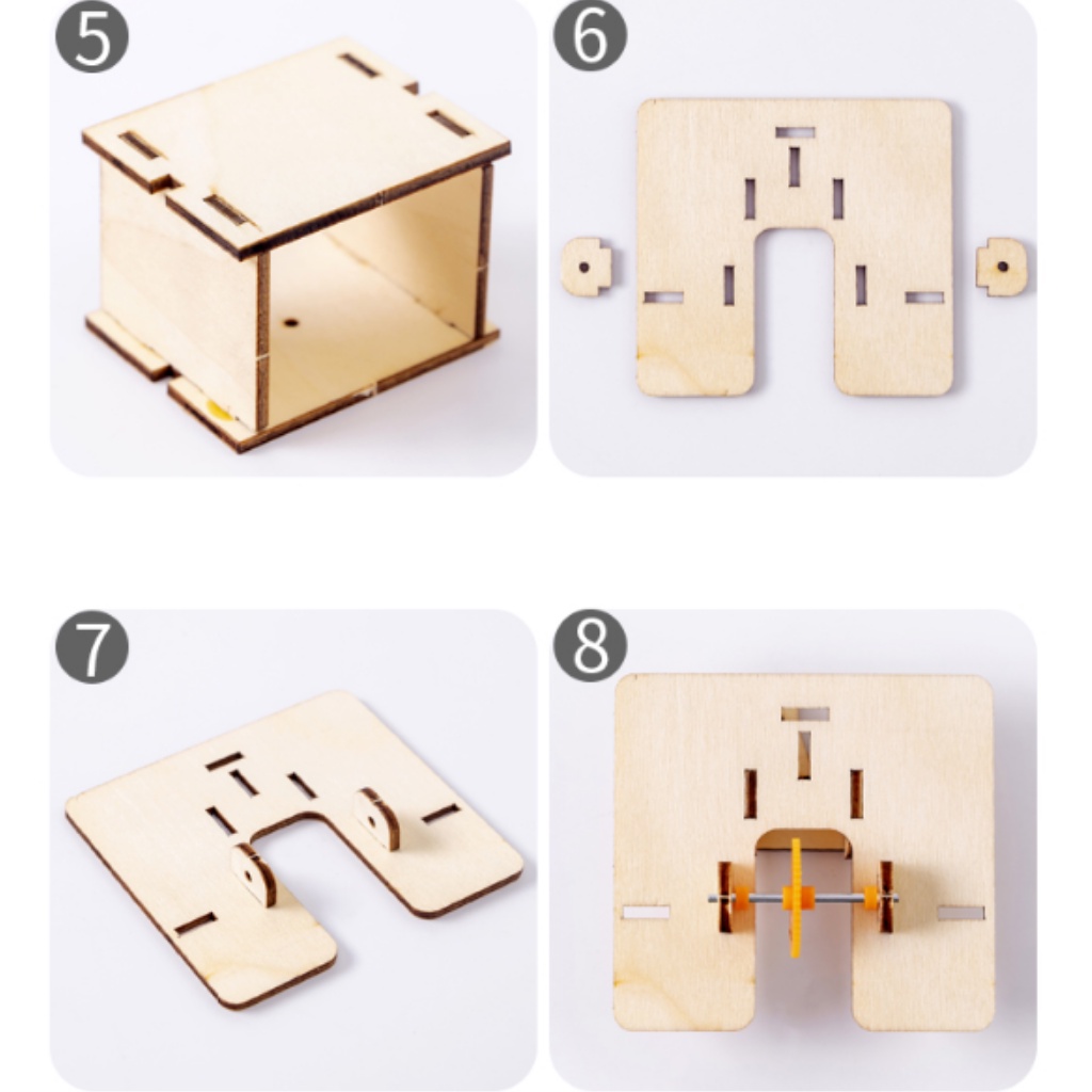 Đồ chơi sáng tạo STEM Thang máy mô hình thang máy Bộ lắp ráp thủ công tự làm bộ khoa học và công nghệ , Đồ chơi DIY|