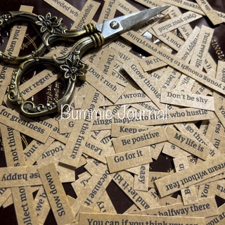 Set 93 dòng chữ tiếng Anh câu quote tạo động lực trang trí sổ journal, scrapbook