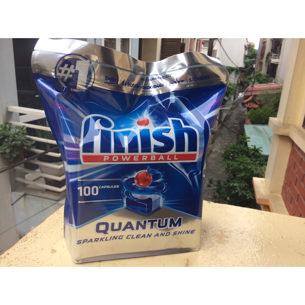 Viên rửa bát Finish Quantum 100 viên