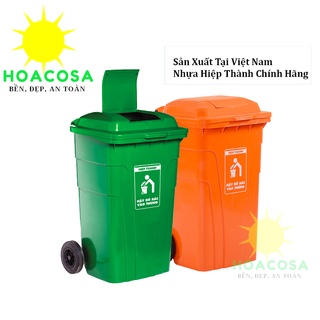 Thùng Rác Công Cộng 150L Có Bánh Xe Cao Su Nhựa Hiệp Thành , Dày Cứng, Bền Lâu- Đồ Gia Dụng Hoacosa