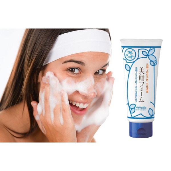 Sữa rửa mặt Meishoku Bigan Acne Facial Wash 80g giúp giảm mụn