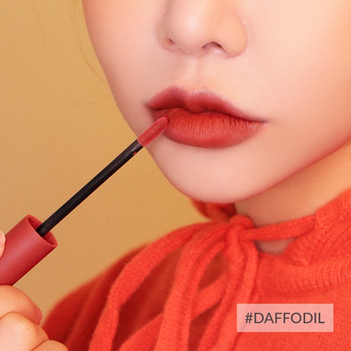 Son kem lì 3ce velvet lip tint #daffodil (có sẵn)