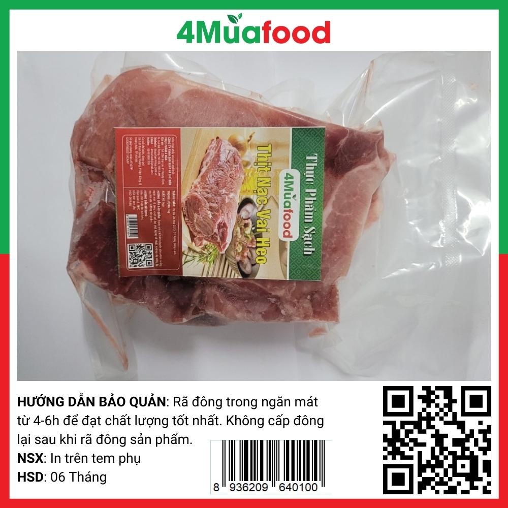 1kg Thịt Nạc Vai Lợn  Miratorg đóng túi hút chân không - Thực Phẩm 4 Mùa - 4Muafood