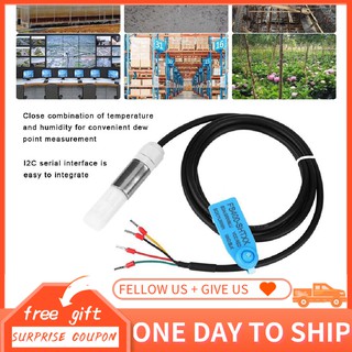 Cảm Biến Nhiệt Độ Ẩm Không Khí FS400-SHT30 / 31/35 I2C Bằng Thép Gỉ Chống Bụi Bẩn I365