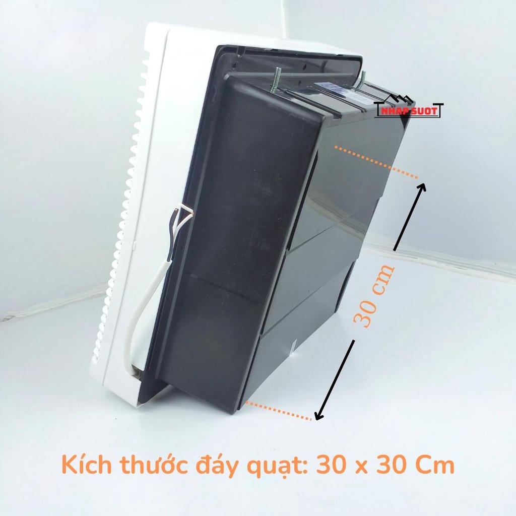 Quạt Thông Gió Gắn Tường GRINEU Đáy 30x30 cm GEB25B2