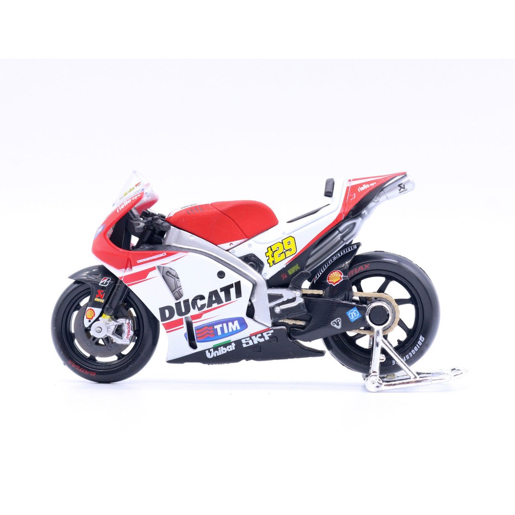 XE MÔ HÌNH - MOTO GP DUCATI DESMOSEDICI 2018 NO.4 - MAISTO tỷ lệ 1:18