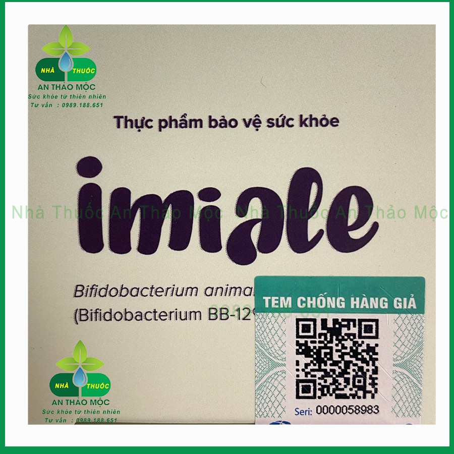 IMIALE Lợi Khuẩn Sống Giúp Bé Tăng Cường Tiêu Hóa Tốt,Hết Táo Bón,Nôn Trớ,Tiêu Chảy.Đan Mạch