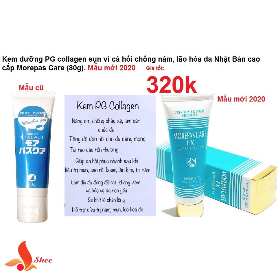 (New 2020) Gel collagen PG phục hồi da chiết xuất sụn mũi cá hồi Nhật Bản