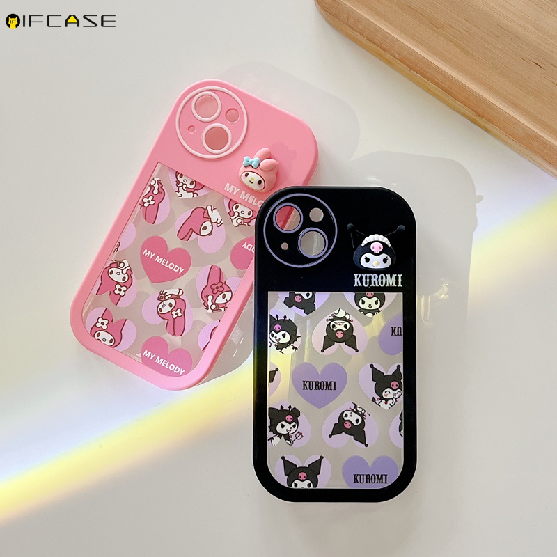 Ốp Điện Thoại Mềm Trong Suốt Họa Tiết Hoạt Hình Melody Kulomi Cho iPhone 13 12 11 Pro Max XS Max XR X