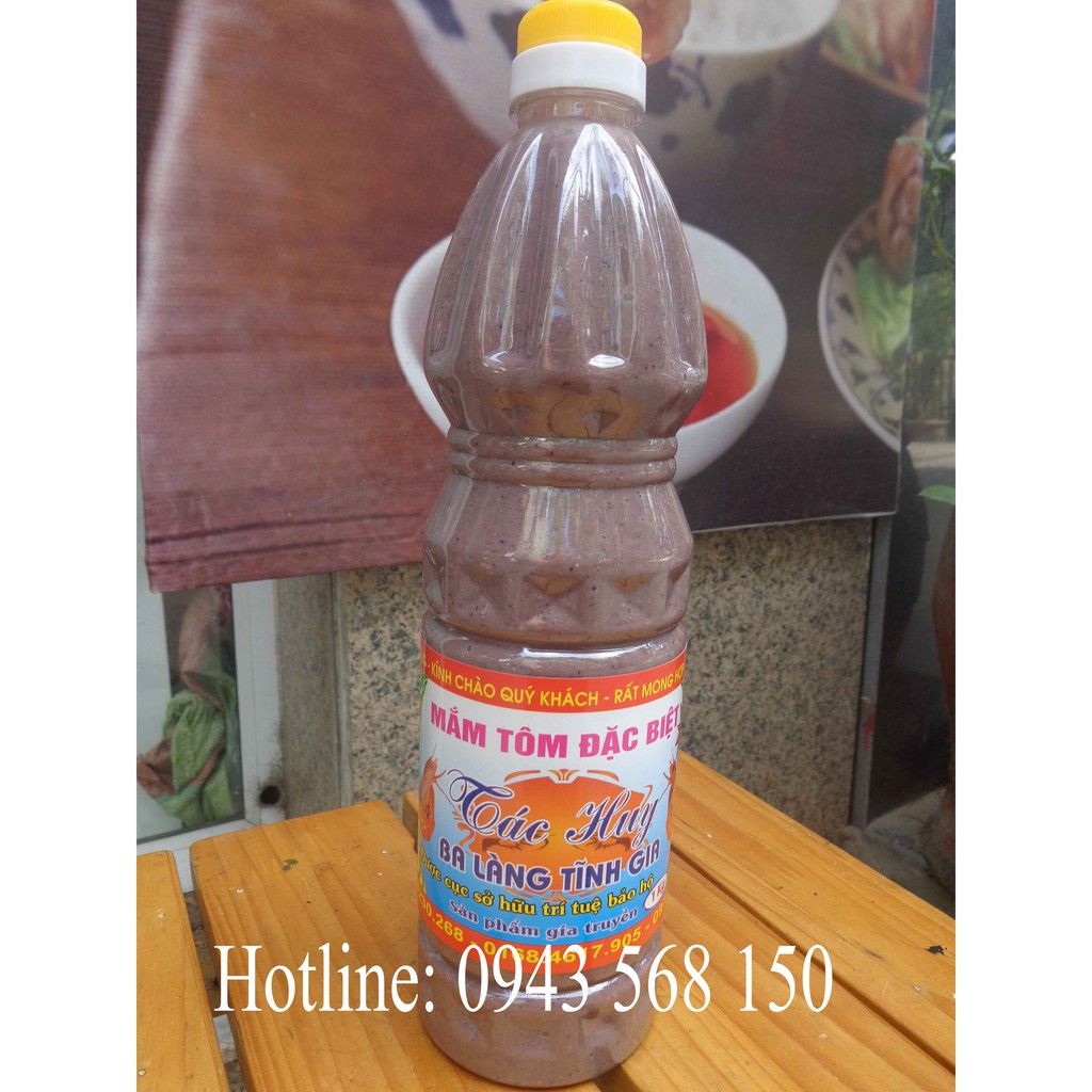 Mắm tôm đặc biệt Thanh Hóa (chai 1l) (TomTH1l)