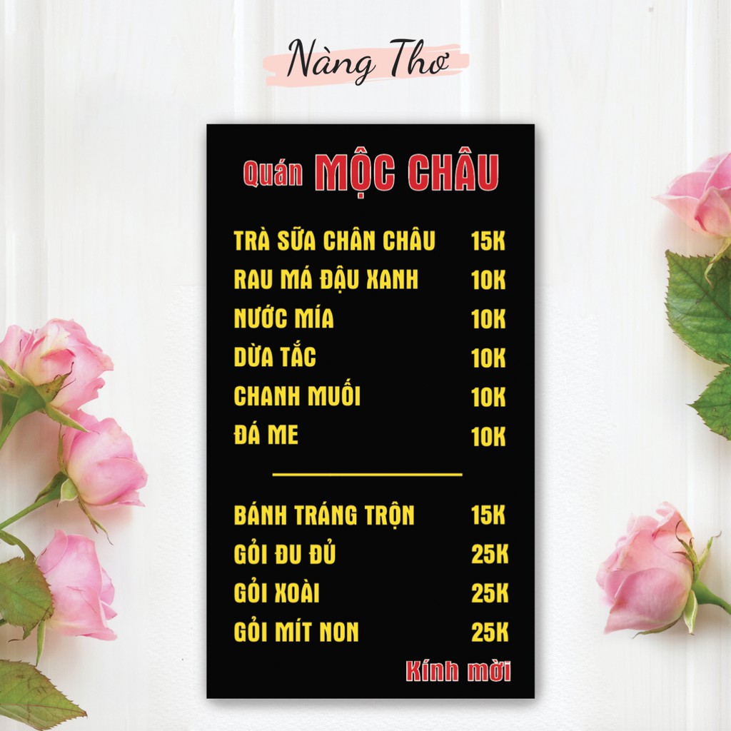 BẢNG HIỆU IN BẠT NGOÀI TRỜI NỘI DUNG THEO YÊU CẦU_NÀNG THƠ DECAL