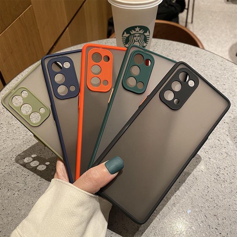 Ốp Lưng Nhám Chống Sock, Va Đập Bảo Vệ Camera Cho Xiaomi Mi Redmi Note 8 9 9S 10 10S 9A 9T