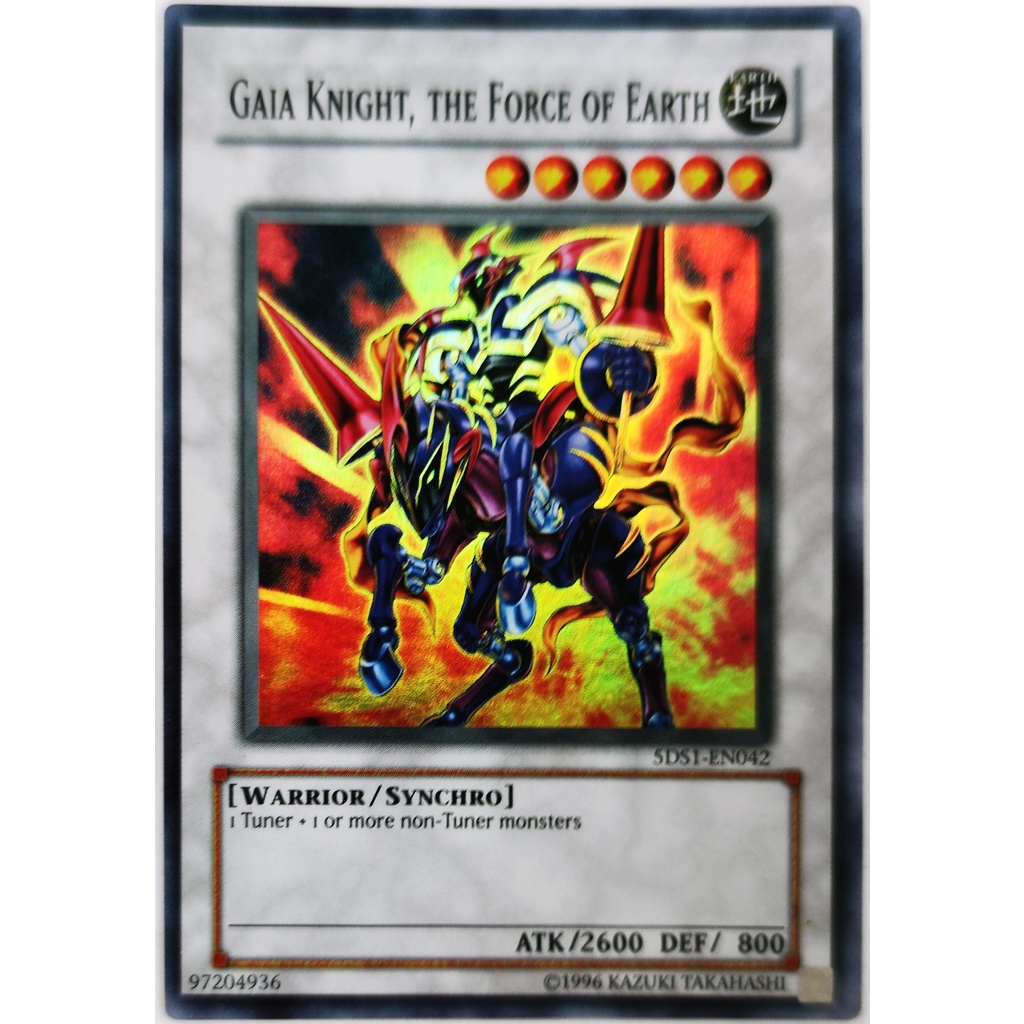 [Thẻ Yugioh] Gaia Knight, the Force of Earth |EN| Super Rare