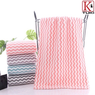 [Kẻ sọc] Khăn mặt xuất Hàn, kích thước 50x30cm - siêu mềm mịn, siêu thấm hút