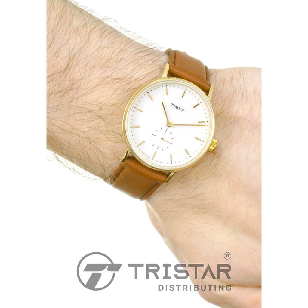 Đồng hồ Nam Timex Fairfield 41mm - TW2R37900 Dây Da - Chính Hãng