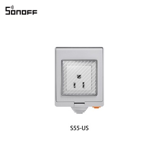 Ổ cắm điện thông minh Sonoff S55 hỗ trợ điều khiển wifi không dây đa năng cao cấp