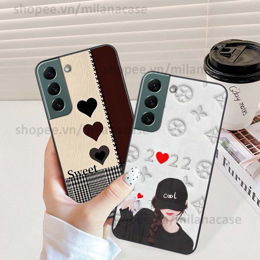 Ốp Samsung S22 / S22 Plus / S22 Ultra / S22+ hình trái tim be love tình yêu siêu đẹp, cá tính, thời trang
