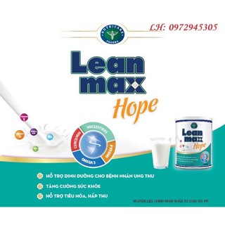 Sữa bột nutricare Lean max hope  900g