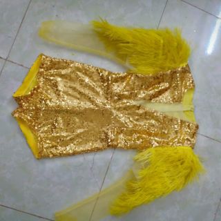 Jump ngắn kim sa tay dài tua rua