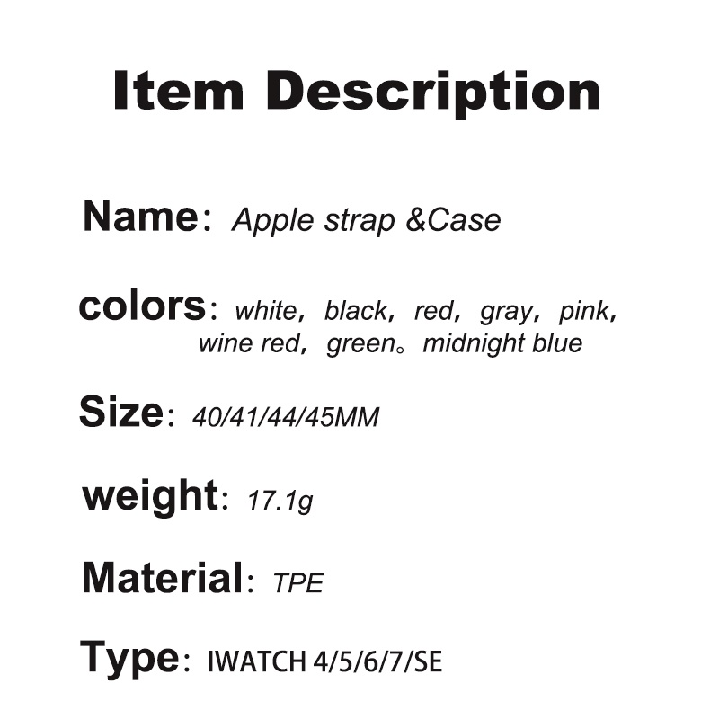 Ốp TPU silicone ChốNg Rơi Cho ĐồNg Hồ Apple Iwatch Series 8 7 6 5 SE Iwatch 45mm 41mm